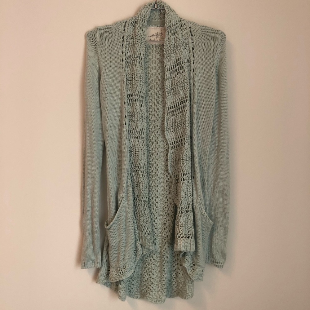 Anthropologie Angel of the North Cardigan sz XS